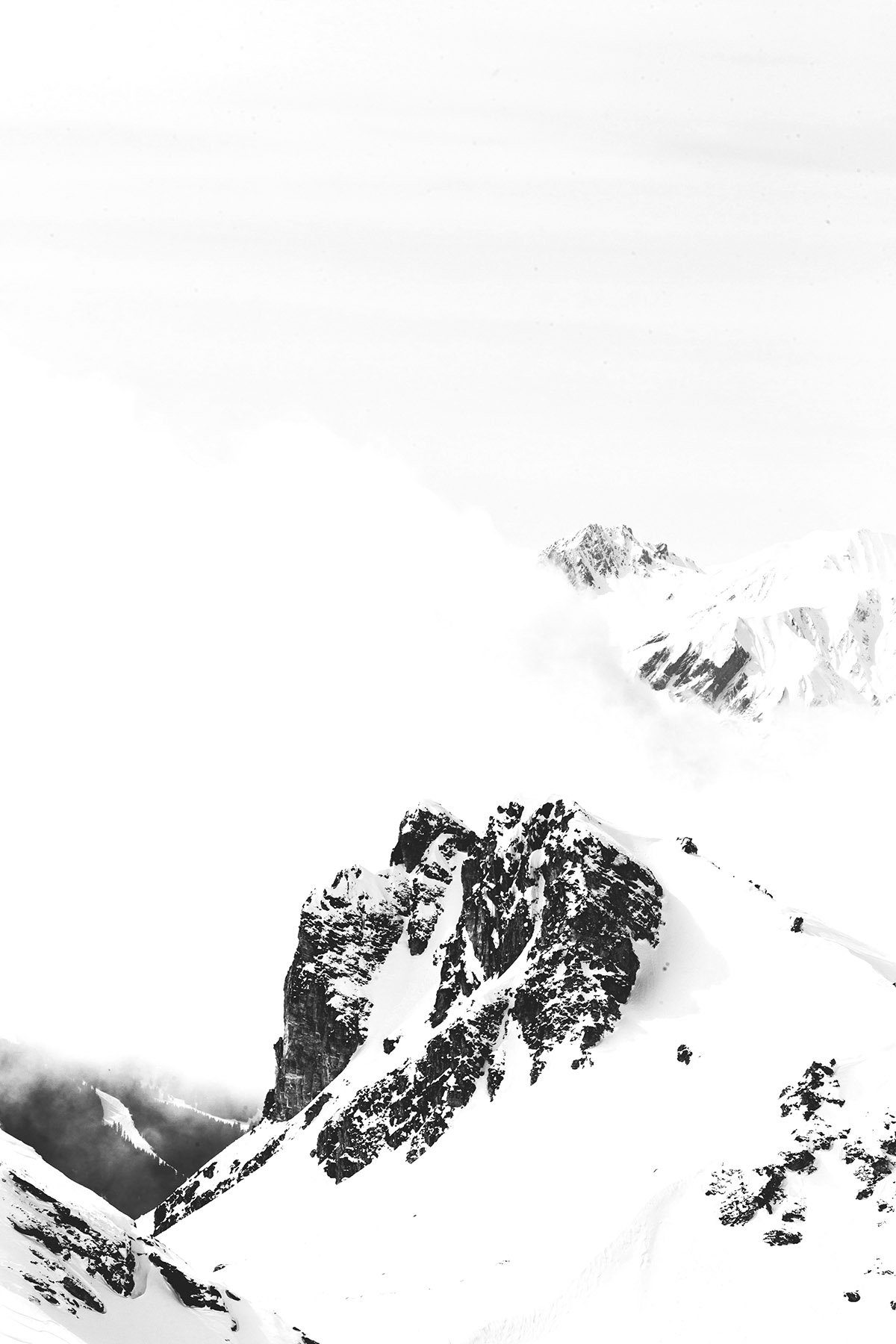 Snow-covered mountains